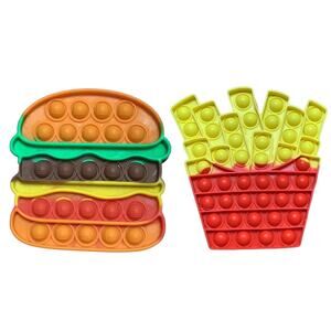 Hamburger & Fries Popits Set of 2